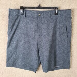 Callaway Short Mens 38 Blue Spotted Golf Shorts Elastic‎ Waist Polyester Stretch